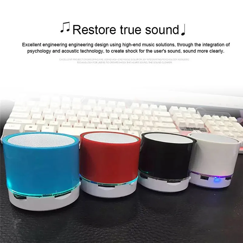 S10 мини Bluetooth динамик беспроводной Смарт музыкальный приемник портативный Avdio