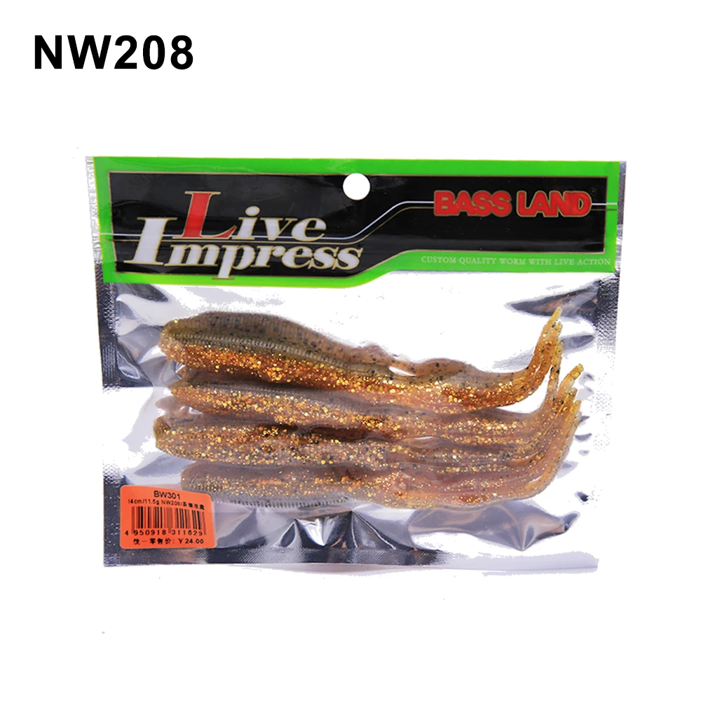 2017 soft lure set fishing bait 14cm 11.6g BW301 3 bags in one cheap rubber for bass pike perch | Спорт и развлечения
