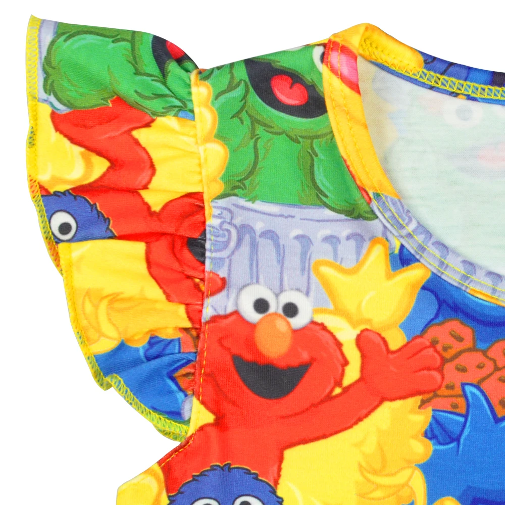 Summer Boutique Dress Baby Children CONICE NINI Cartoon Pattern Girl Dresses Party dress Clothes LYQ903-672 | Детская одежда и