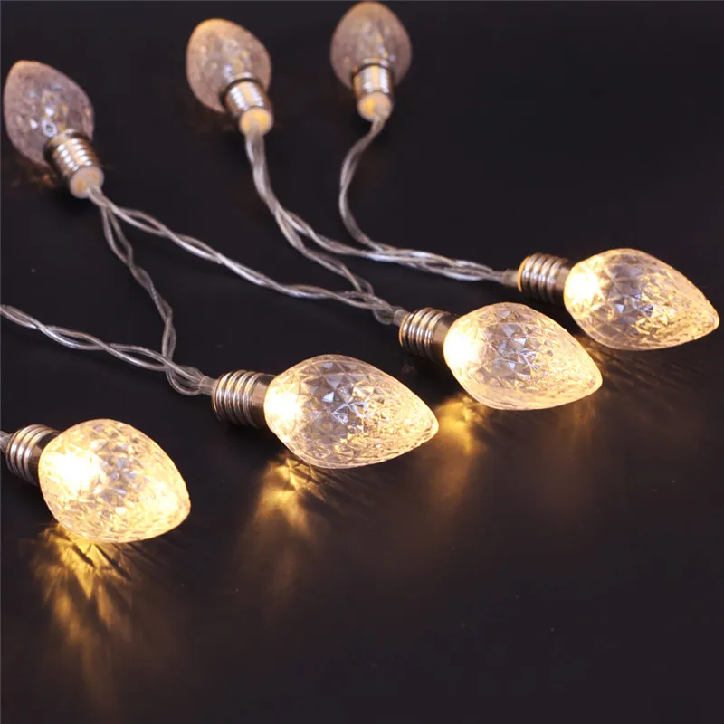 Battery Operated String Lights 5M 40 LED Strawberry C7 Fairy for Bedroom Garden Christmas Party Holiday Decoration | Лампы и освещение
