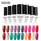 Гель ROSALIND 7 мл серия Bling Rainbow УФ-гель для ногтей Набор для маникюра основа верхнее покрытие отмачиваемый гель лак для наращивания ногтей