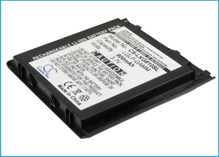 Аккумулятор Cameron Sino для LG KG810 кг 810 MG810 800 мА · ч с функцией зарядки|cameron sino|battery for