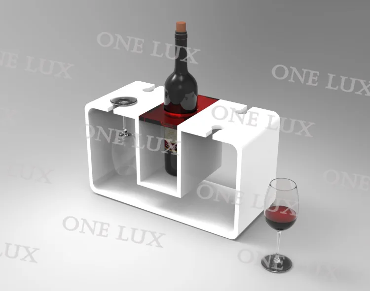 Стеклянный держатель из плексигласа и стекла Lucite идеально подходит для