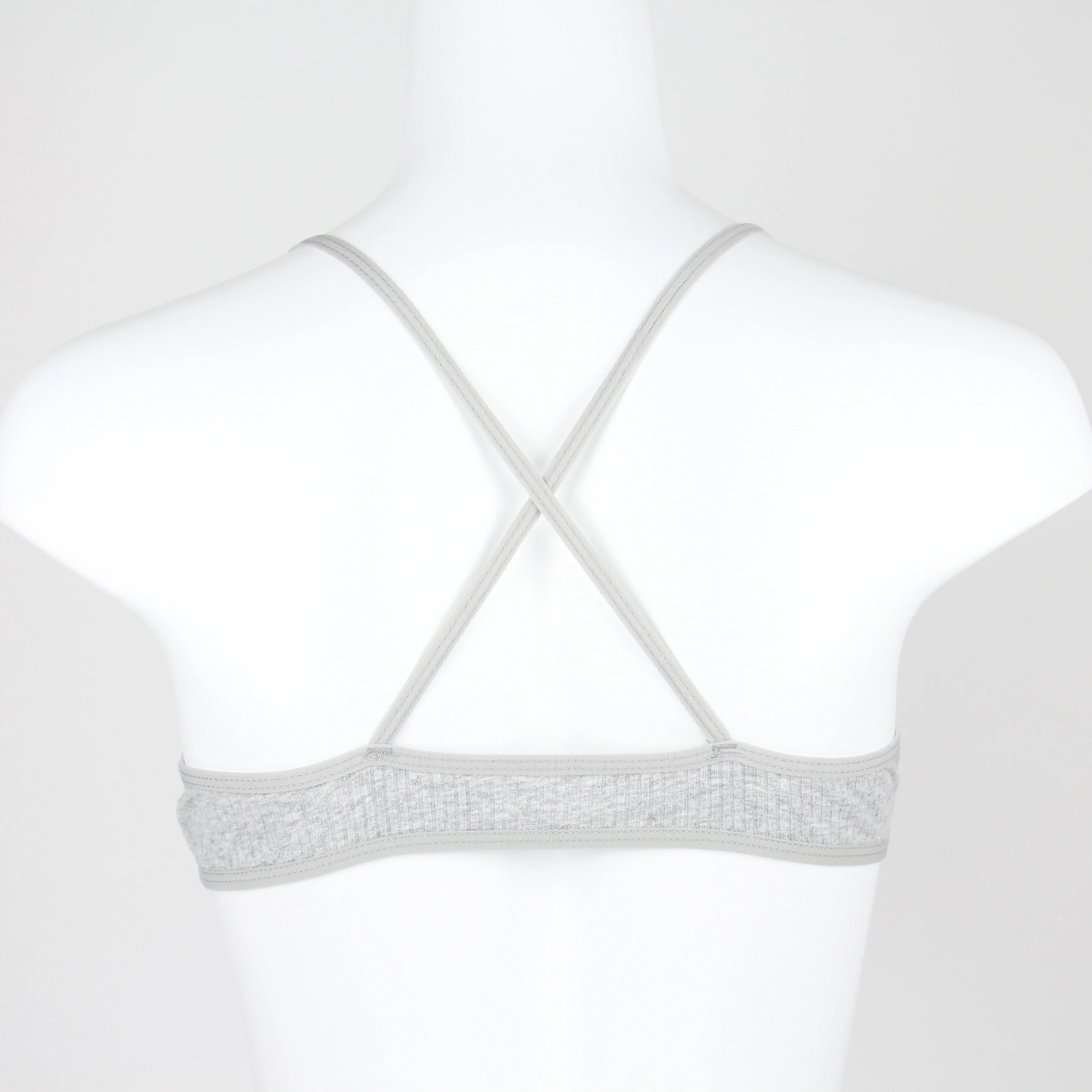 Белый топ на бретелях billie brassiere bretelle беспроводной бюстгальтер с глубоким вырезом крест-накрест сзади V Бюстгальтеры с воротником хлопок черный/белый бесшовный бюстгальтер без косточек