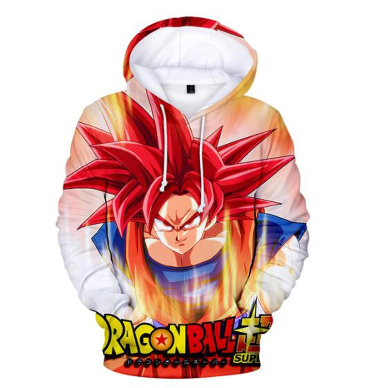 Anime Hoodie Dragon Ball Z Pocket Hooded Sweatshirt Kid Goku 3D Hoodies Pullovers Men Women Long Sleeve Outerwear Poleron Hombre