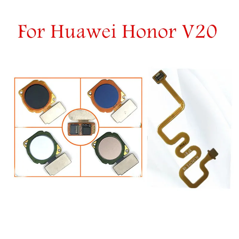 Для Huawei Honor V20 сканер отпечатков пальцев разъем для кнопки Home Touch ID гибкий кабель