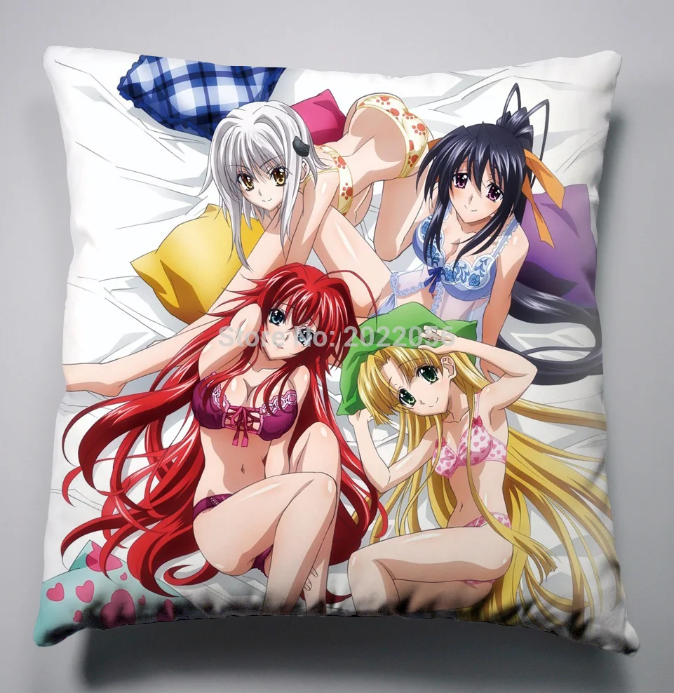 

Anime Manga High School DXD Silk Pillowcase 40x40cm Pillow Case Cover Seat Bedding Cushion 001