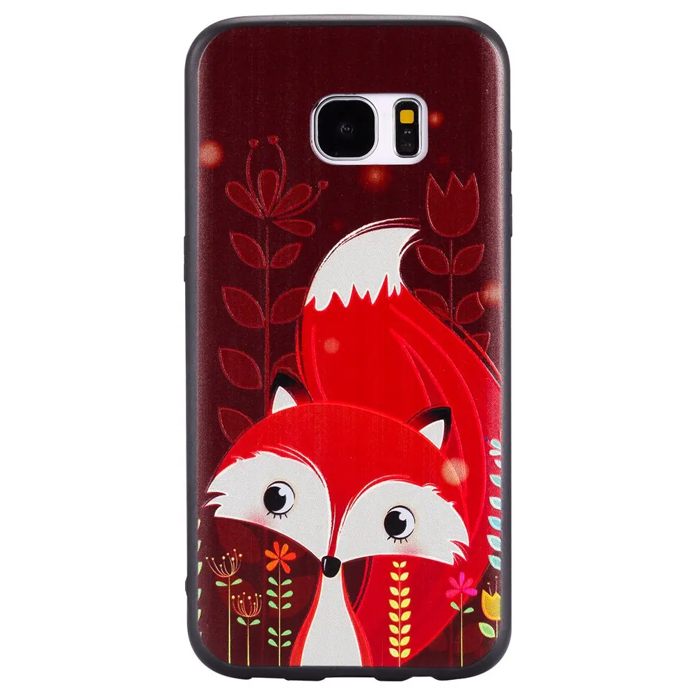 3D рельефный чехол для Samsung Galaxy S7 Edge S7edge S 7 G935 мягкий ТПУ телефона G935F G935FD SM-G935 SM-G935F