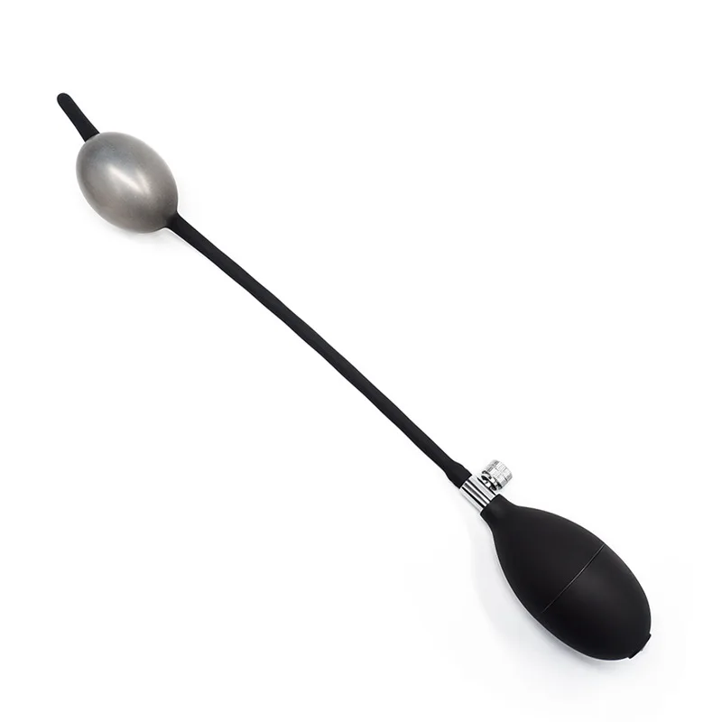 Новинка мужской силиконовый большой черный насос наполненный воздухом надувной