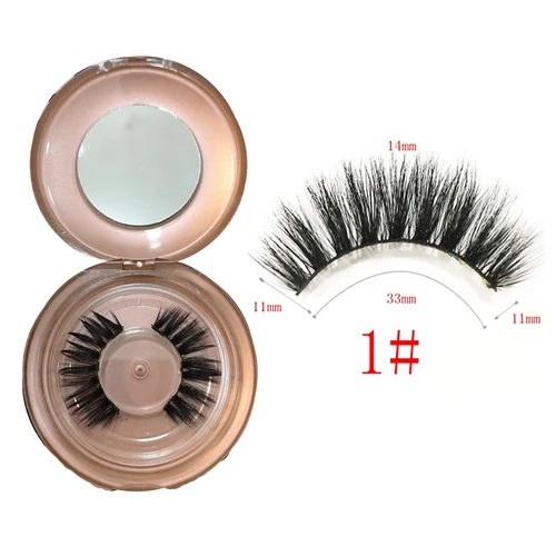 Magnetic Eyelashes 1 Блеск-сказка Магнитная подводка для глаз с 3D природой магнитный Набор ресниц синтетические волокна Накладные ресницы подводка для глаз магнит synthet ресницы - Цвет: Magnetic Eyelashes 1
