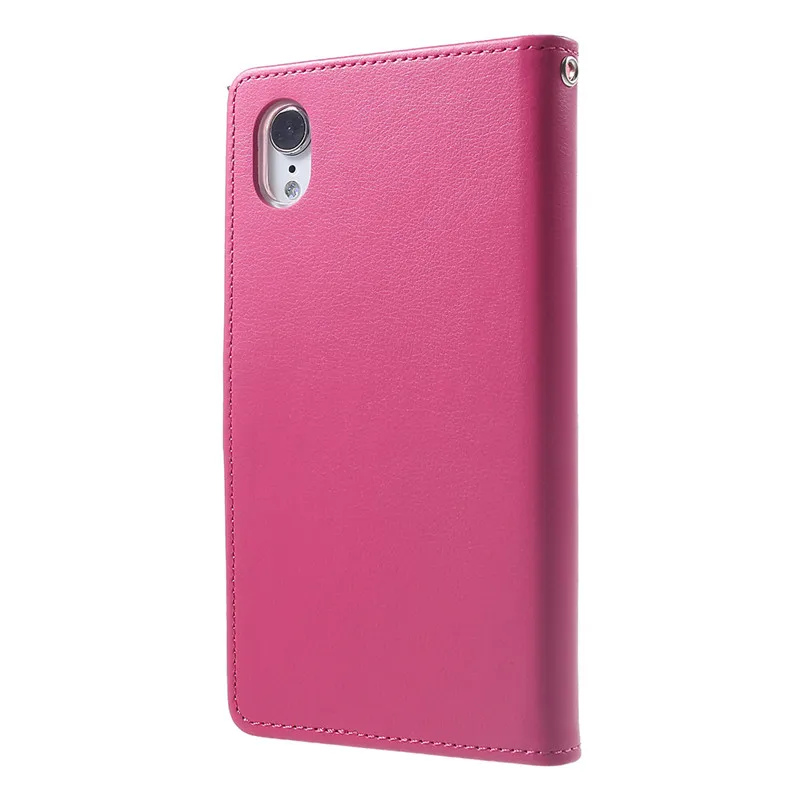 Для iPhone XR чехол MERCURY GOOSPERY Rich Diary кожа 7 держателей карт кошелек для телефона Чехол 6