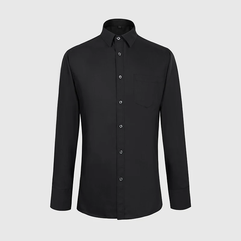 2019 деловая официальная рубашка для мужчин большого размера slim fit | Мужская одежда
