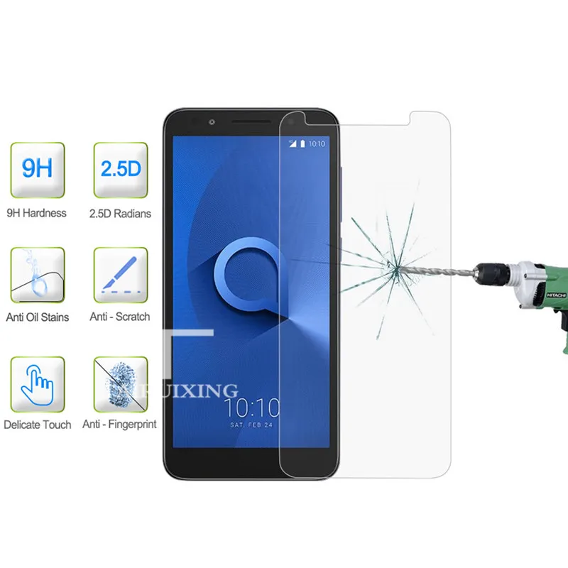 

9H Tempered Glass For Alcatel 3 5052D 5052Y 3L 5034D Guard Protective Film For Alcatel 3 3L 5.5"