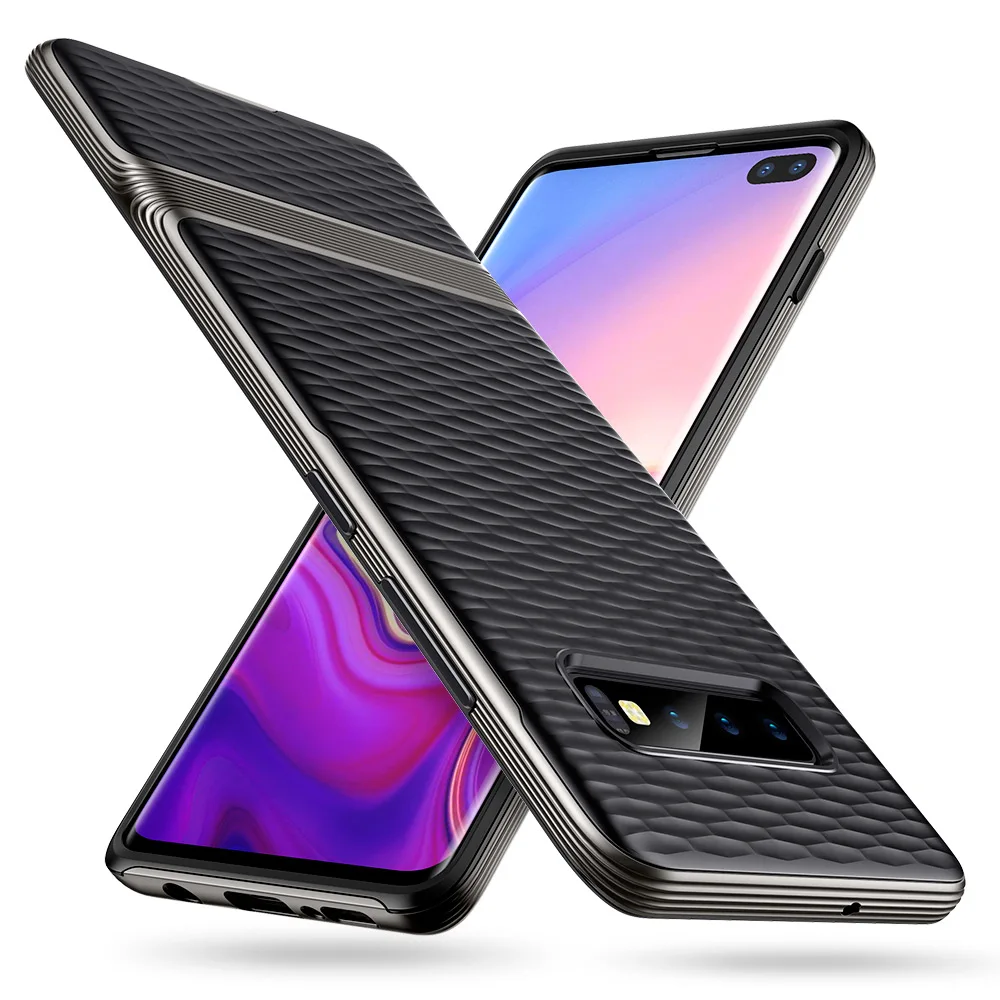 Чехол ESR для samsung Galaxy S10 Plus, TPU+ PC чехол, тонкий гибридный дизайн, водоотталкивающая текстура, бампер для телефона samsung S10 Plus