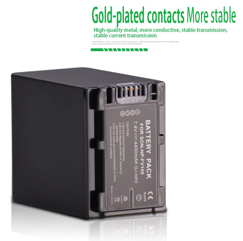 4400 мА/ч, NP-FV100 NP FV100 NPFV100 цифровой литий-ионная Батарея для sony DCR-SR15 SR21 SR68 SR88 SX15 SX21 SX44 SX45 Камера батареи