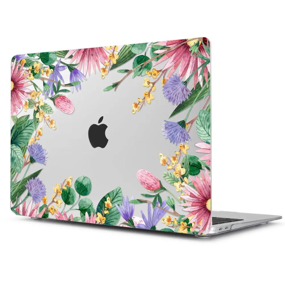 Чехол чехол для ноутбука MacBook Air 11 A1465/air 13 A1932 A1466 pro 13 retina 13 A1502 Mac book Pro 13 A2159 цветок чехол