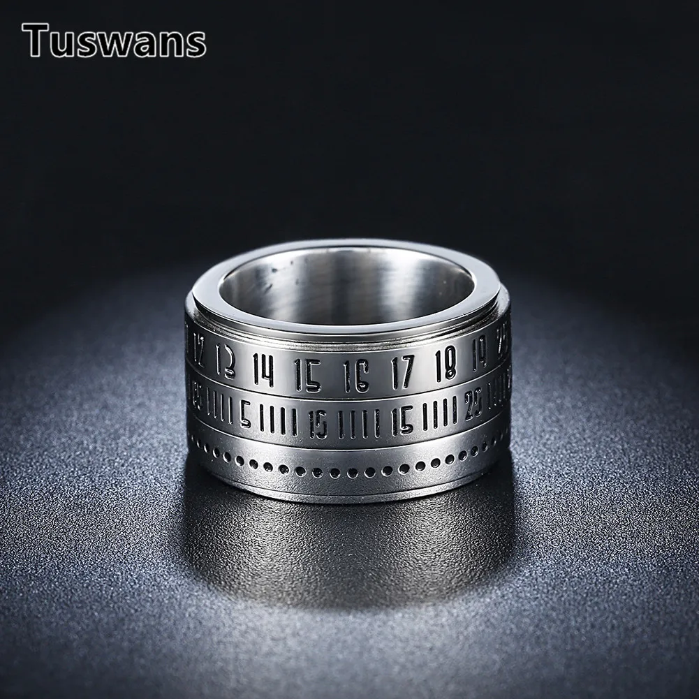 Мужские модные кольца в стиле панк рок из нержавеющей стали мужские для даты