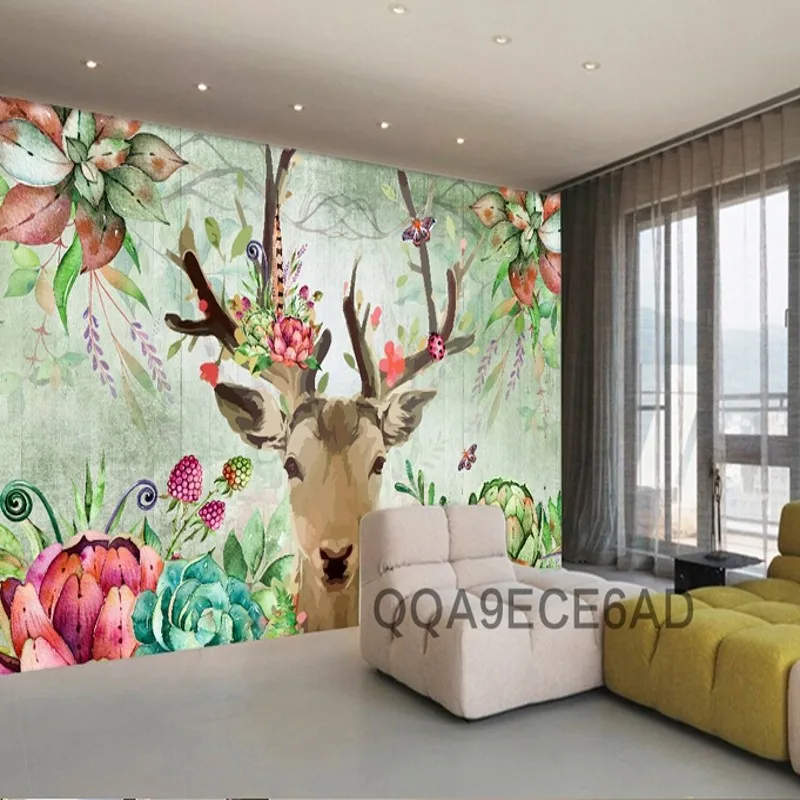 Пользовательские размер фото на заказ 3D Ручная роспись абстрактные обои росписи