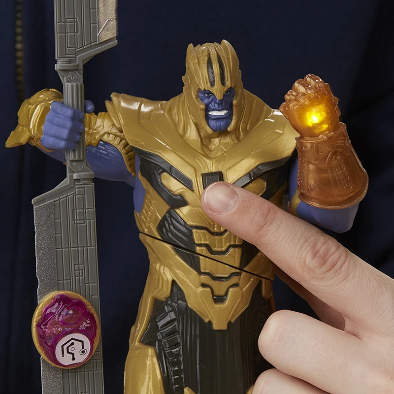 13-19 см Hasbro Игрушка Марвел электронные Мстители Бесконечная война Железный человек против Таноса игрушечный Боевой набор фигурка Марвел Коллекция Модель игрушки