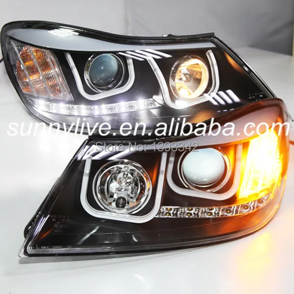 Для VW Skoda Octavia светодиодный ная фара ангельские глаза 2010 2012 U Style LDV2|angel eyes|eyes angelskoda