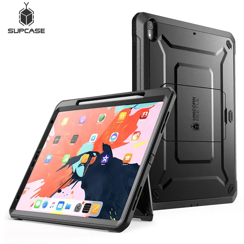 Совместимый Apple Pencil для iPad Pro 12,9 чехол() SUP чехол UB PRO Чехол на весь корпус со встроенной защитной пленкой и подставкой