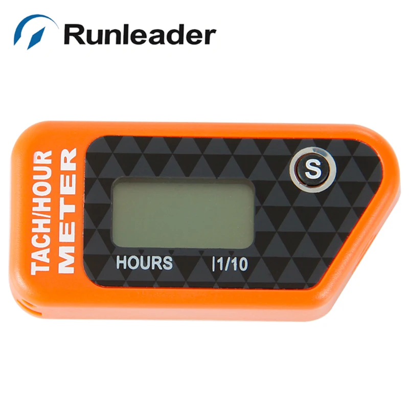 Цифровой переустановка индуктивный тахометр счетчик часов для газового