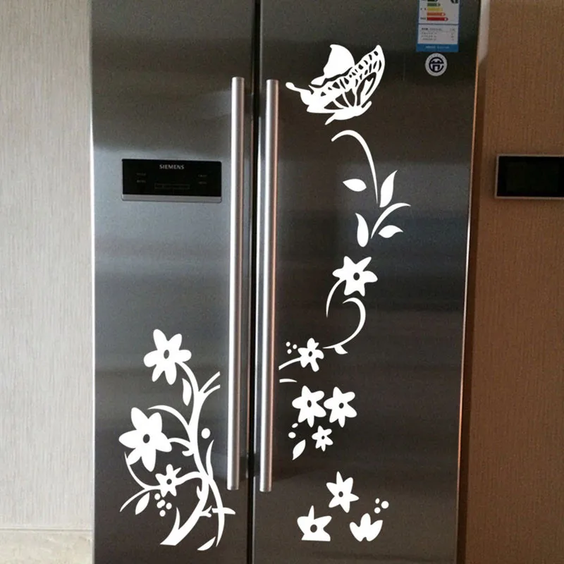2017 HOT High Quality Flower Vine Room Refrigerator Wardrobe Sticker Decal Mural Home Decor wh | Дом и сад
