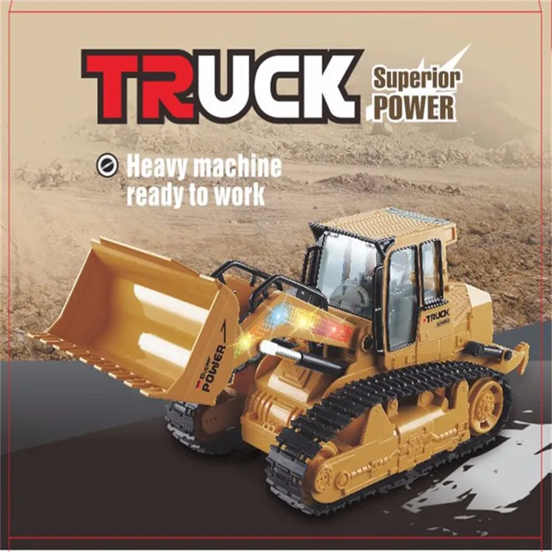 RC грузовик 6CH бульдозер гусеница трек дистанционное управление моделирование