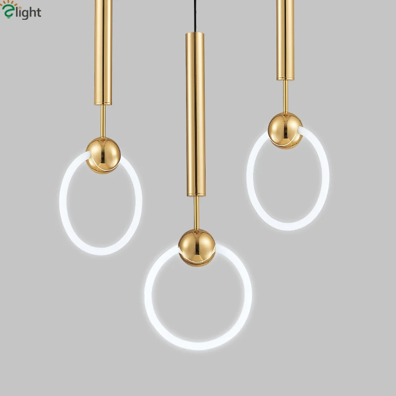 Lee Broom Ring T6 Led подвесной светильник s Lustre Золотой подвесной светильник для гостиной бар Led Luminaria подвесной светильник