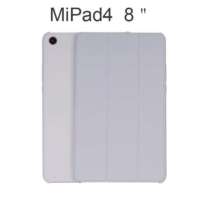 MiPad 4 --- Gray Xiaomi mi Pad 4 Plus 10," 8" чехол из искусственной кожи смарт-чехол с подставкой жесткая задняя крышка для mi pad 4 Plus чехол с функцией автоматического сна/пробуждения - Цвет: MiPad 4 --- Gray