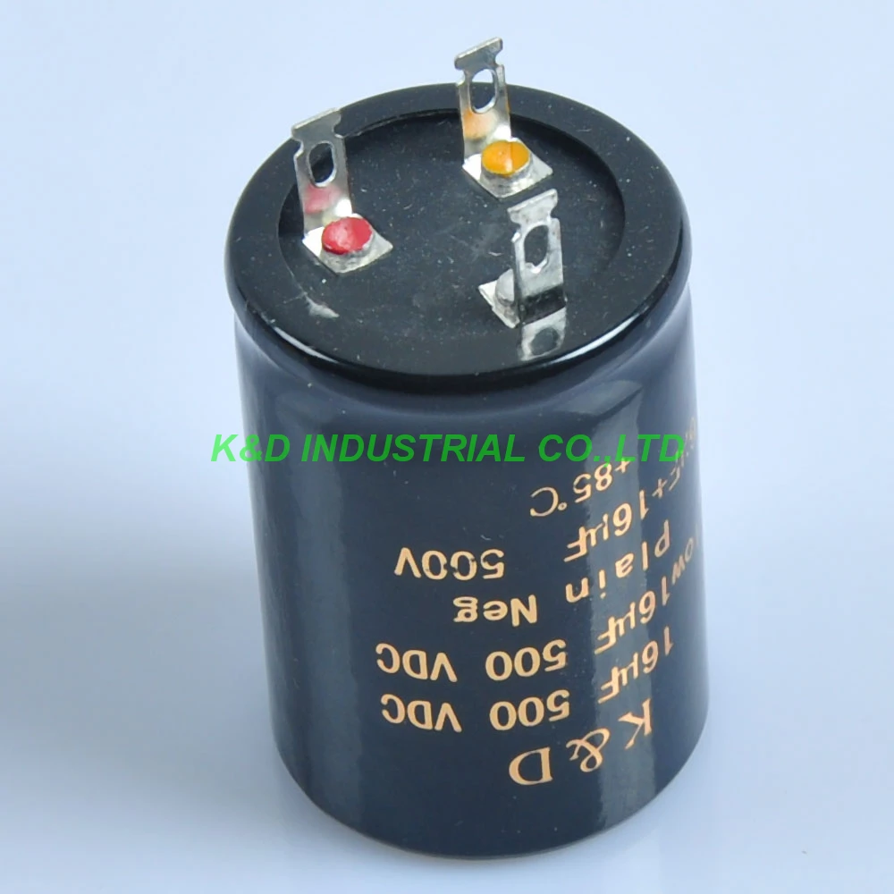 Электролитический конденсатор Can 16 + 16uf 500V гитарная Трубка аудио hi fi Amp 1 шт.| |