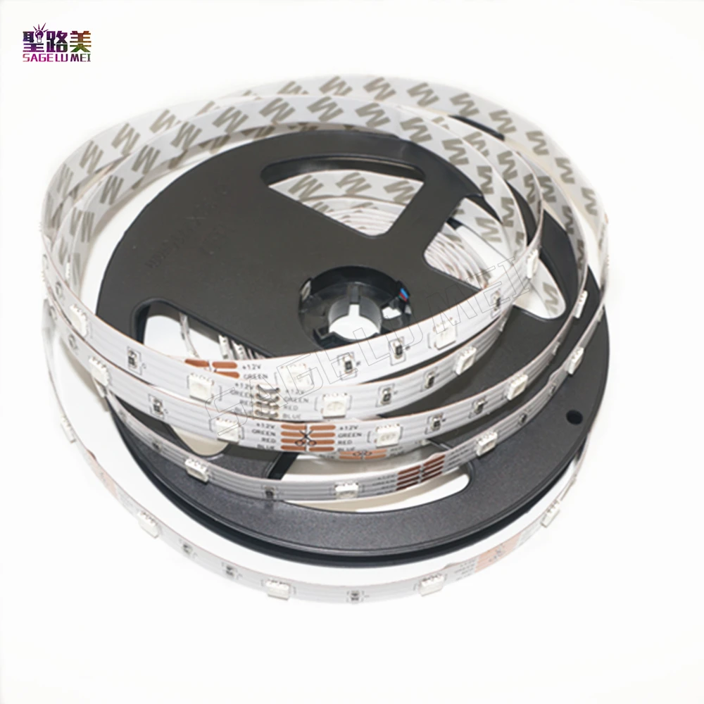 Лучшая цена 5 м/рулон 5050 SMD гибкая светодиодная лента 30 светодиодов/м лампа 12 В