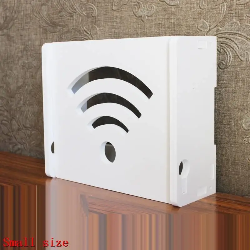 Настенный беспроводной wifi гостиная Европа Творческий разъем крышка стеки ТВ-приставка шкаф коробка для хранения Полка вешалка - Цвет: MODEL O