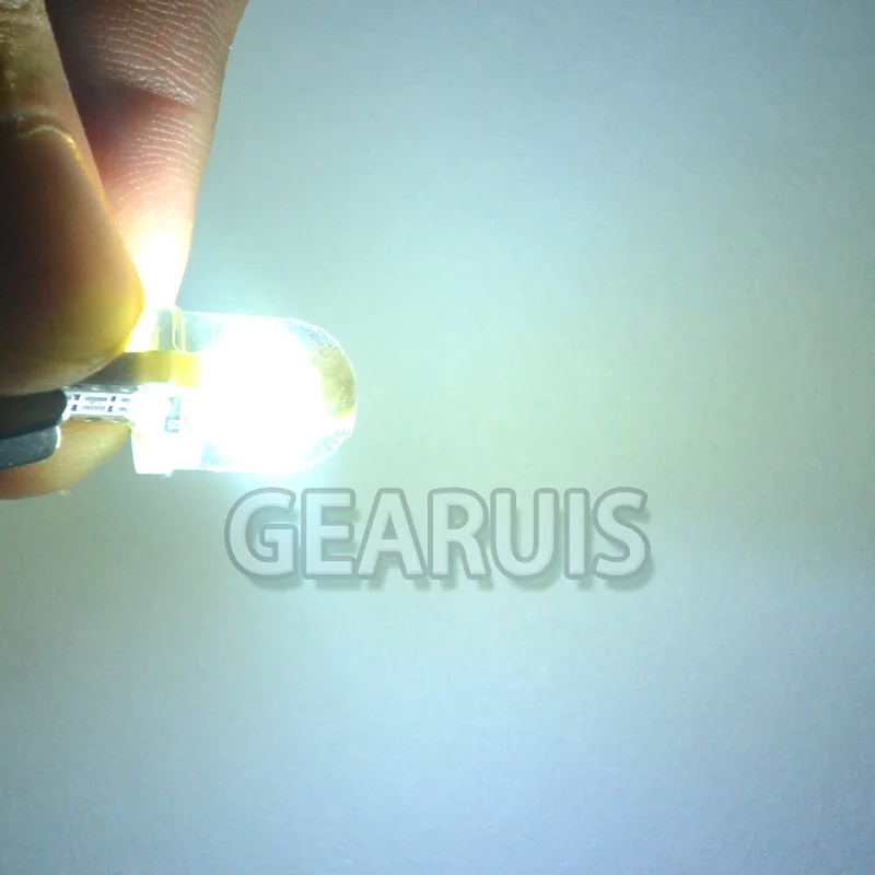 100 шт. силиконовые светодиодсветодиодный лампы 24 В T10 W5W COB 6 smd 194 168 | Автомобили и