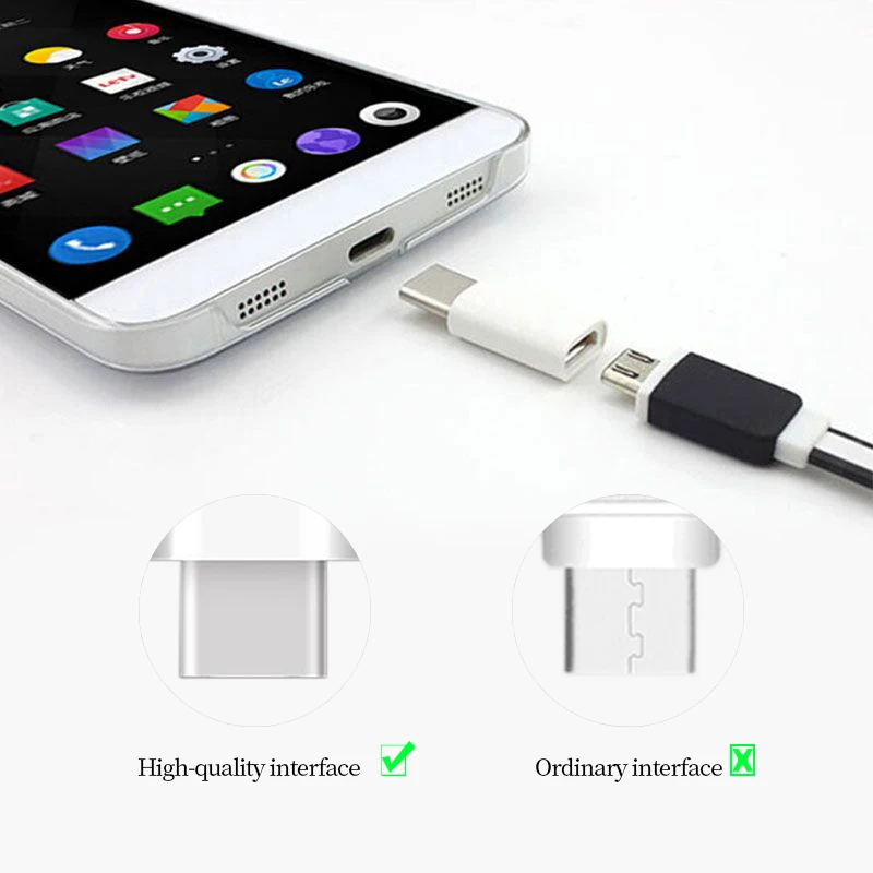 USB C адаптер Тип кабель Micro мама к c Male Зарядное устройство запасная часть для Xiaomi 5