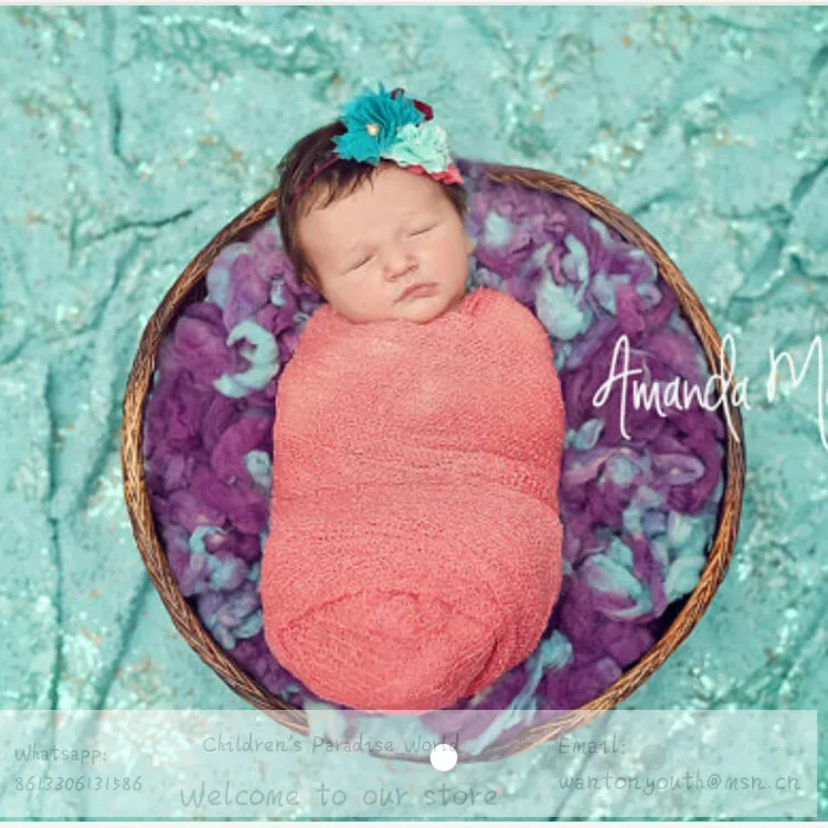 100% чистая шерсть наполнитель Подушка Одеяло Новорожденные реквизиты для фона