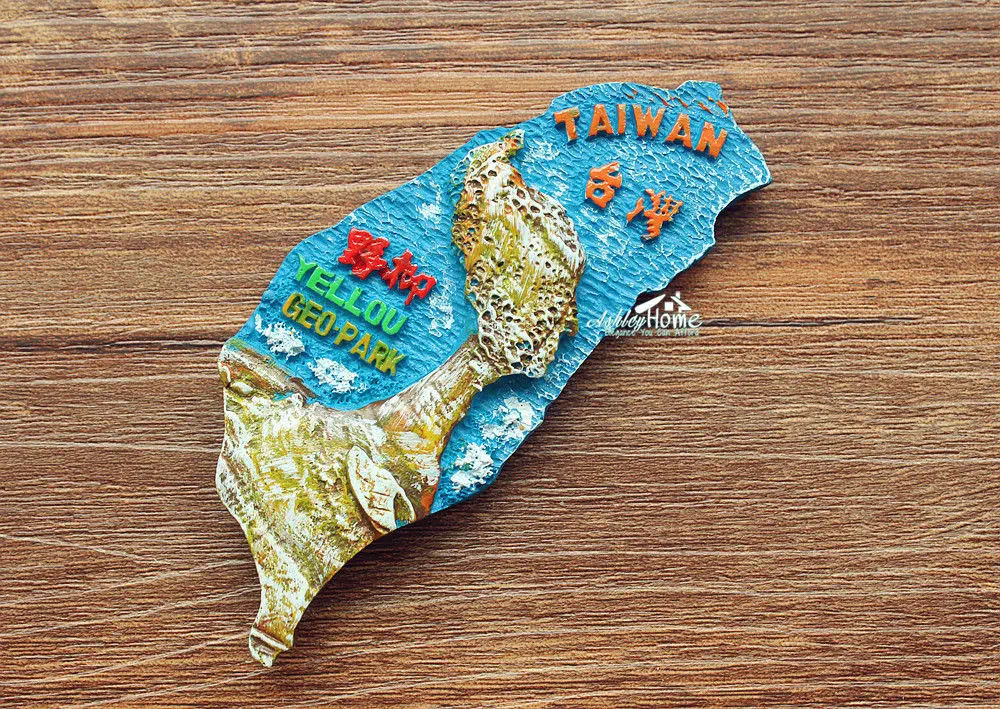 Туристический сувенир из Тайваня 3D искусственная смола подарок|magnet n52|gift teegift |