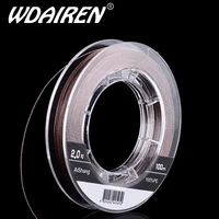 wdairen cored wire steel inside super strong multifilament fishing line 100m pe braided fishing line 4 strands 10 90lb