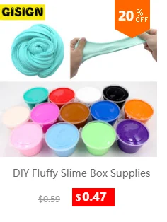 DIY пушистая коробка для слизи, мягкая глина, пластилиновые игрушки для детей