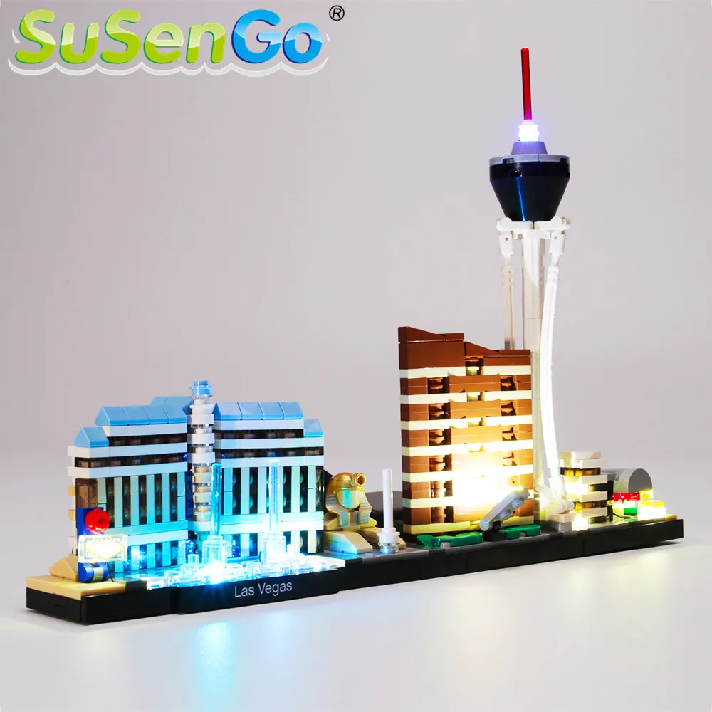 

SuSenGo LED Light Set For 21047 Architecture Las Vegas , (Model Not Included)