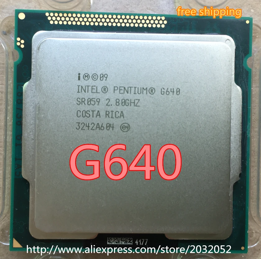 Процессор Intel Pentium G640 g640 3M 2 80 ГГц LGA 1155 TDP 65 Вт настольный процессор (100% рабочий