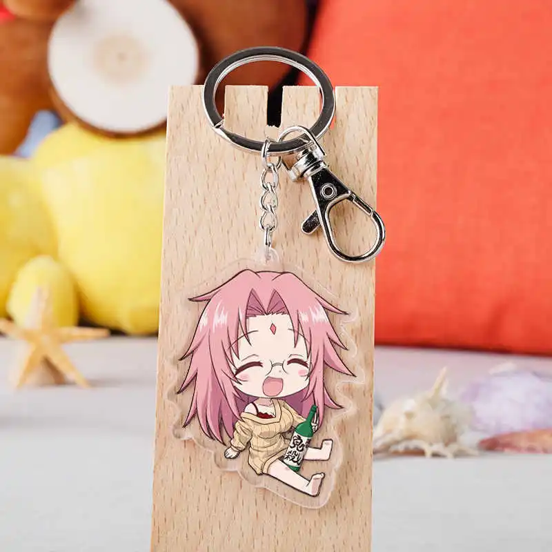 Аниме Yuragi sou no Yuuna san брелки акриловые Мультяшные фигурки автомобильные держатель