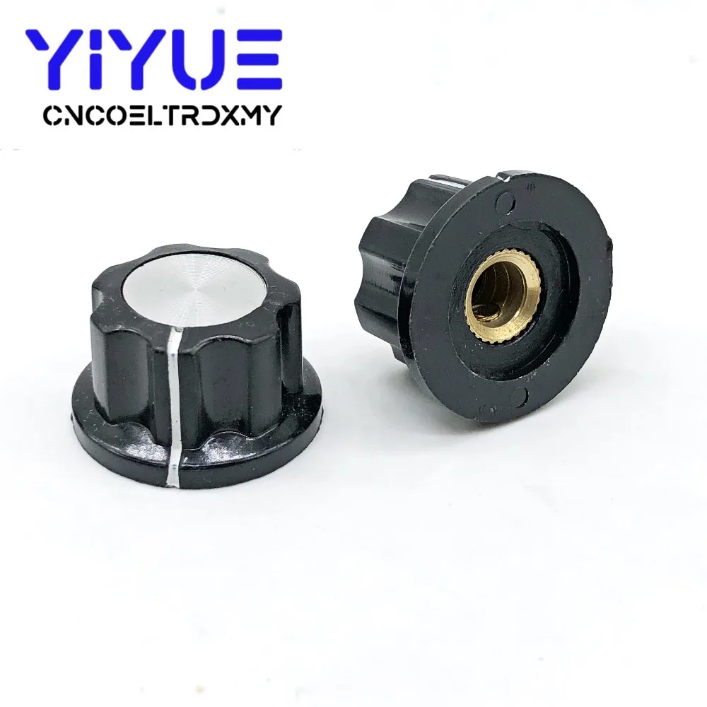 10 шт. колпачок потенциометра 6 мм диаметр отверстия вала поворотный