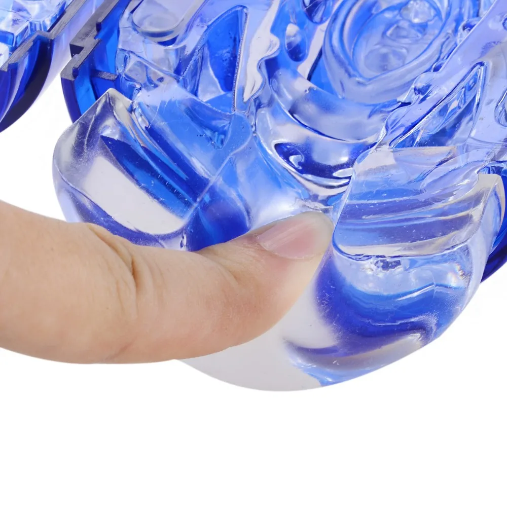 Кристальный мастурбатор со сильным всасыванием для мужчин. Тренажеры для мастурбации и средство для задержки эякуляции "Aircraft Delay Spray Time".