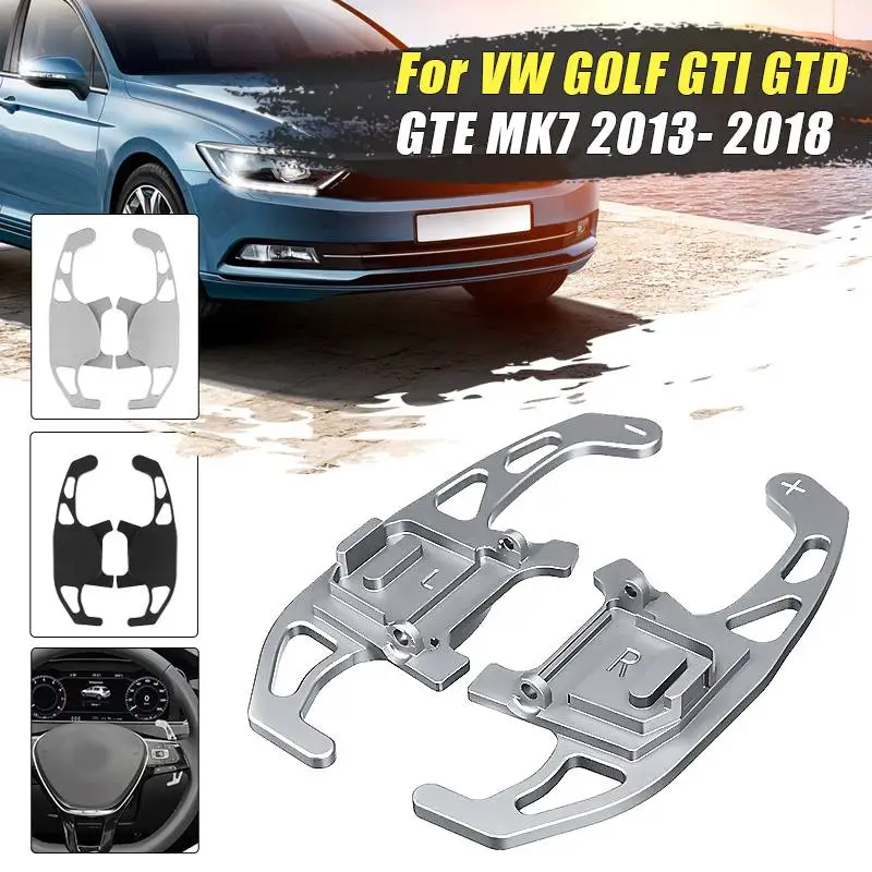 2 шт. рычаг переключения руля автомобиля для VW GOLF GTI R GTD GTE MK7 7 POLO Scirocco 2014 2017 2018