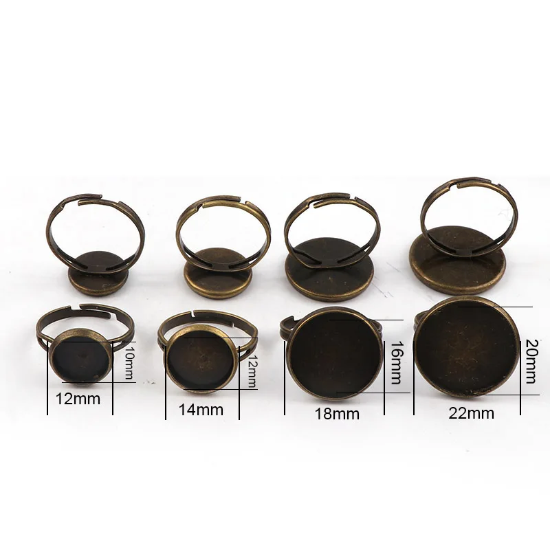 Регулируемое круглое кольцо плоская подкладка рамка основа заготовки сделай сам