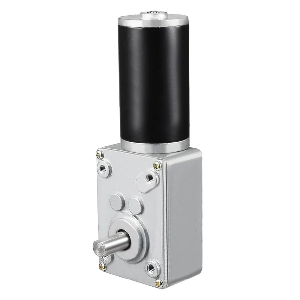 UXCELL (R) 1 шт DC 12V 3RPM червячный мотор 40kg cm Реверсивный высокоскоростной Крутящий