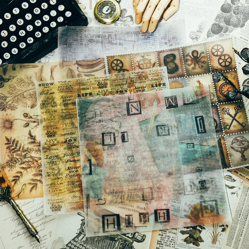 KSCRAFT винтажные узоры бумага для скрапбукинга счастливый планировщик/Создание