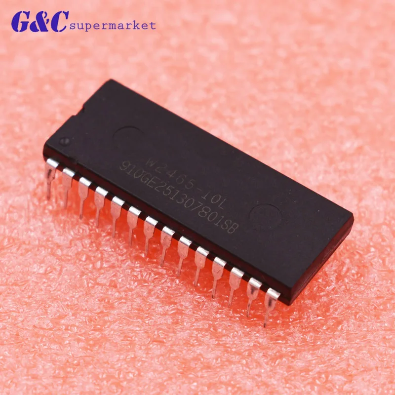 1/5 шт. W2465 10L DIP 28 8K X 8 CMOS статическая оперативная память IC WINBOND|Интегральные схемы| |