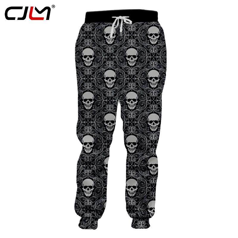 

CJLM Man Free Shipping Sweatpants Men's Pants 3D Printed Geometric Pattern Skulls Trousers Factory Direct Clothing Wholesale 5XL